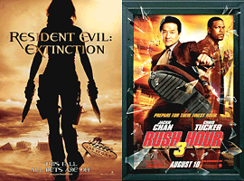 Resident Evil: Extinction and Rush Hour 3