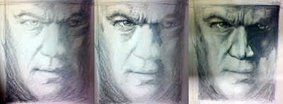 The Bourne Ultimatum — Drawing by Karthik Abhiram, Behind the Scenes Pic