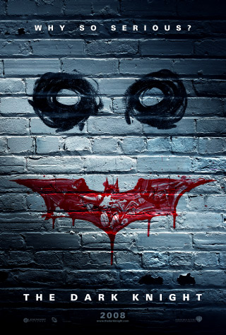 Why so serious? — the poster for The Dark Knight