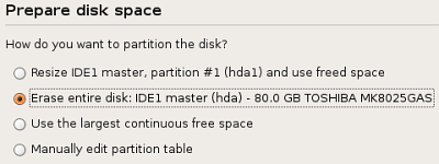 Wiping my hard disk to install Ubuntu