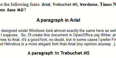 MS Fonts on Linux: Microsoft Word