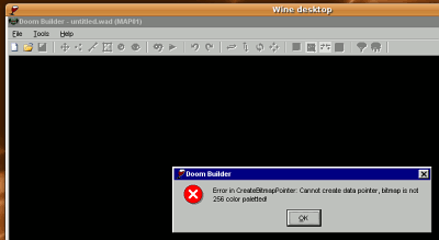 Doom Builder Error when running under WINE