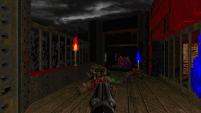 Screenshot of an upcoming Doom II map [spm1]