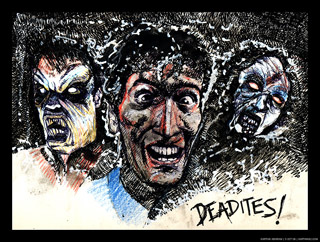 Deadites! — Drawing by Karthik Abhiram