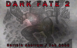 Dark Fate 2, a level for Doom II by Karthik Abhiram