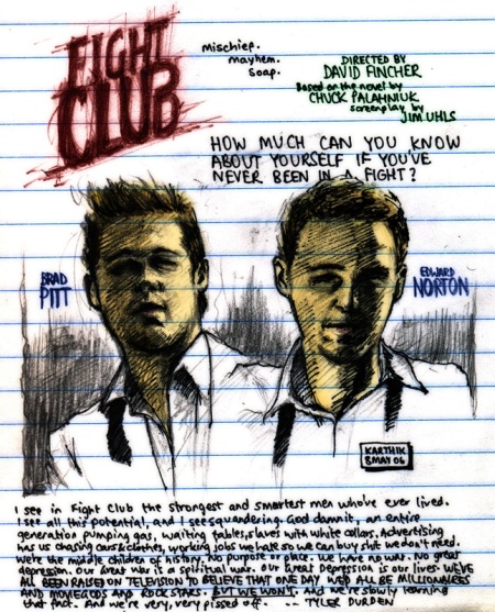 Fight Club — Art by Karthik