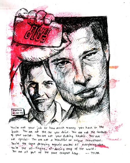 Fight Club — Snowflake — Art by Karthik