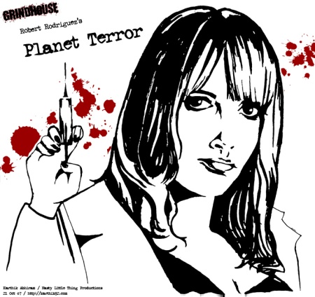 Grindhouse: Planet Terror — Marley Shelton as Dakota Block — Art by Karthik