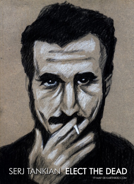 Serj Tankian — Elect the Dead — Art by Karthik