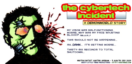 The Cybertech Incident — Face — Art by Karthik