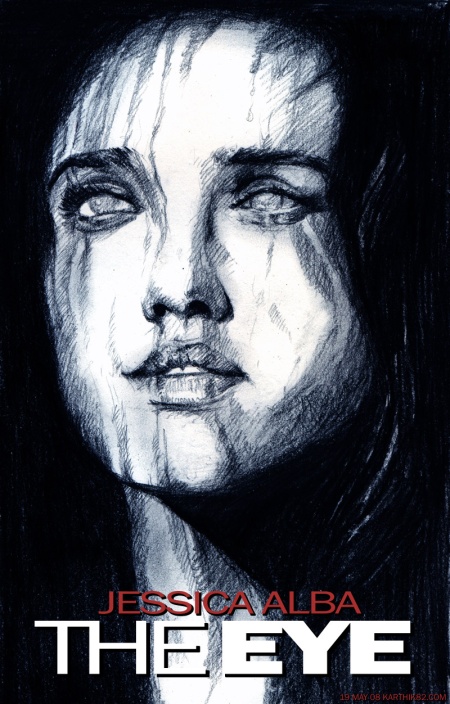 Jessica Alba — The Eye — Art by Karthik